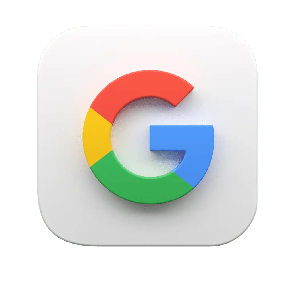 Google 3d Logo