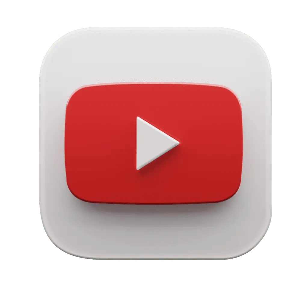 youtube 3d logo